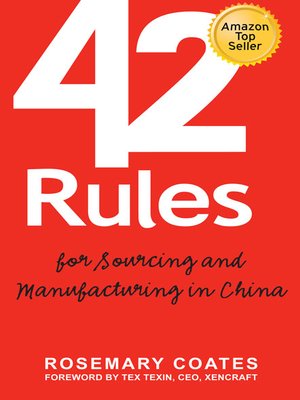 cover image of 42 Rules for Sourcing and Manufacturing in China